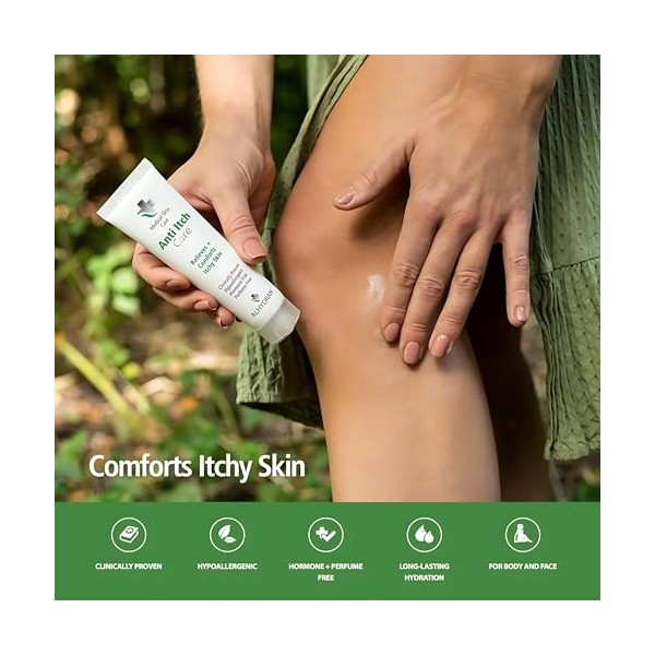 ALHYDRAN Anti Itch Care - Apaise les peaux irritées - Soulage les démangeaisons - Gel daloe vera - Rafraîchit la peau - Hypo