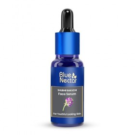 Blue Nectar Sérum pour le visage 5 % Bakuchiol - Sérum anti-âge naturel avec rétinol - Alternative pour réduire les lignes fi