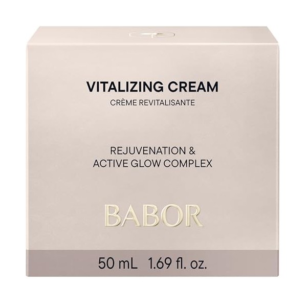 BABOR Crème revitalisante pour le visage pour les peaux fatiguées et ayant besoin de régénération, crème hydratante revitalis