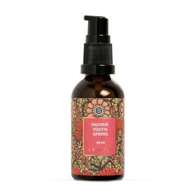 iYURA Yauvari Sérum Anti-Âge Visage, Cou & Décolleté | Hydratant Vegan au Gramme Noir | Peaux Sèches & Matures | Réduit Rides