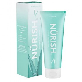 NURISH 100% Natural & Vegan Moisturizing Cream, Made From Organic Aloe, 3.4 oz.