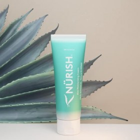 NURISH 100% Natural & Vegan Moisturizing Cream, Made From Organic Aloe, 3.4 oz.