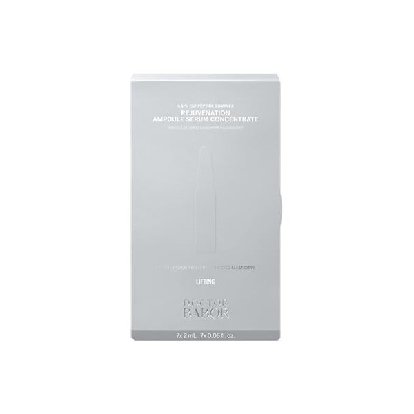 DOCTOR BABOR Rejuvenation Ampoule sérum Concentrate | Ampoules pour le visage | Anti-âge & humidité | Complexe peptides, acid