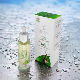 ISB - Sérum LIFTING REPARATEUR 70% "Bave" 30 ml - Avec Bave d’escargot Bio et lacide hyaluronique Biotech