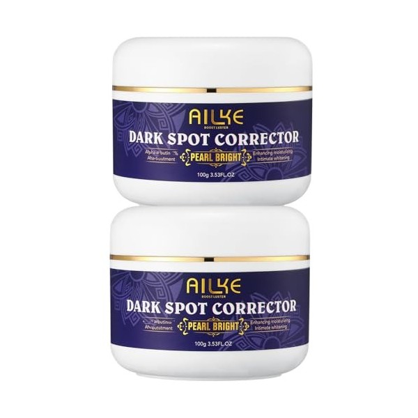 AILKE BOOST LUSTER Crème correctrice de taches foncées, avec glutathion, hydratante, nourrissante, lisse, non grasse, crème p