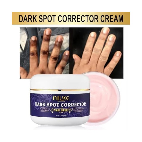 AILKE BOOST LUSTER Crème correctrice de taches foncées, avec glutathion, hydratante, nourrissante, lisse, non grasse, crème p