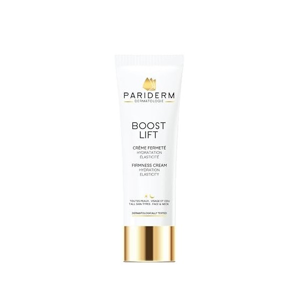 PARIDERM DERMATOLOGIE – BOOST LIFT – Crème Fermeté, Hydratation, Elasticité – Soin Visage Anti-âge – Pour tous Types de Peaux