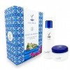 Ischia Sorgente Di Bellezza Coffret cadeau femme acide jaluronique crème nourrissante 100 ml et lait nettoyant 200 ml