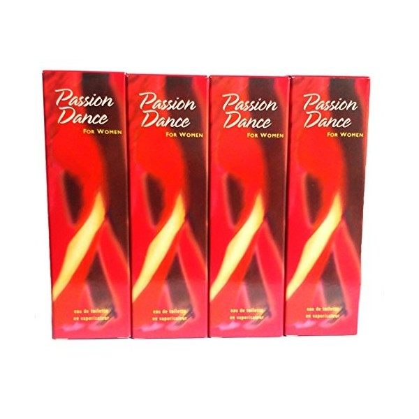 4 x Avon Passion Dance Eau de Toilette Pour Femme 50ml Lot de 4 pièces 