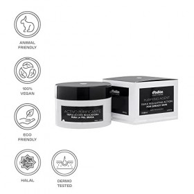B D. BULLON Crème Visage avec Purifiant Actif Triple Action, Régulatrice pour Peaux Grasses - 200 Ml Crème Jour et Nuit