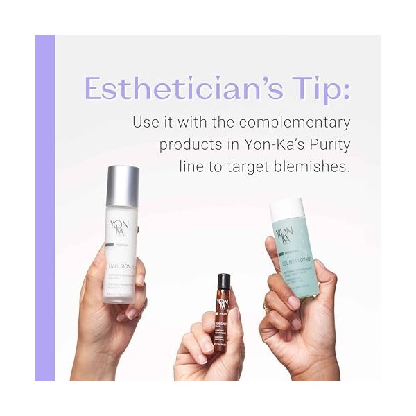 Emulsion Pure Lotion Purifiante Yonka 50ml - Purifie, Assainit et Élimine les Traces de lAcné - Idéal pour Peaux Grasses et 