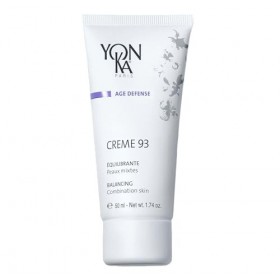 Yon-Ka Crème 93 Crème Visage Matifiante 50ml-Rétablit et Maintient lÉquilibre sans Assécher la Peau-Efficacité Dermatologiqu