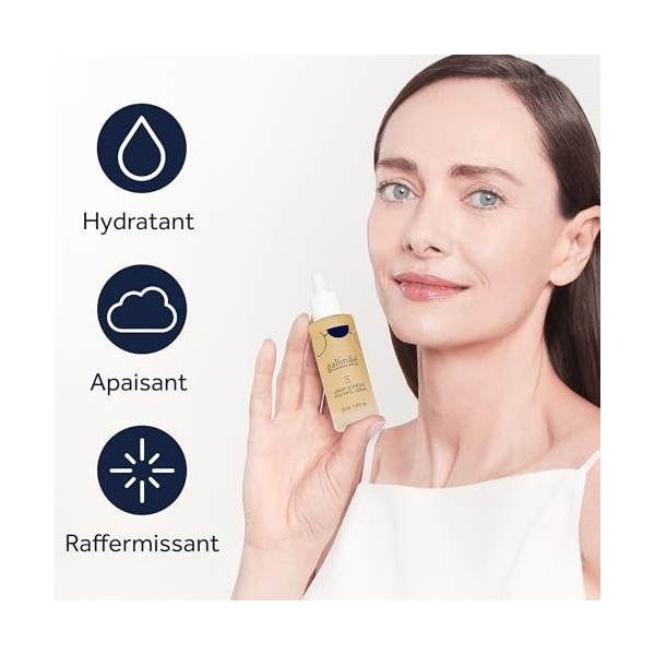 Gallinée - Sérum Visage Jeunesse avec Postbiotique et Acide Lactique - Anti-Âge & Anti Rides - Sérum Hydratant Visage - Testé