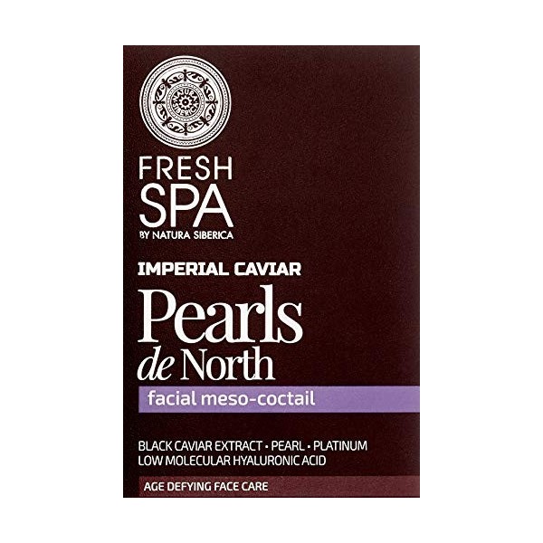 Natura Siberica Perles Méso-Cocktail pour Visage FS Imperial au Nord 30 ml Crème Jour et Nuit