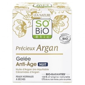 SOBIO - Gelee DArgan Bio 40ml - Soin Visage Hydratant pour Peaux Seches et Sensibles - Formule Naturelle Certifiee Bio pour