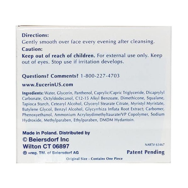 Eucerin Redness Relief, Dermatological Skincare, 1.7 oz 48 g 