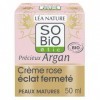 SOBIO ETIC – Crème Jour Fermeté pour Peaux Matures, Éclat Naturel à l’Argan Bio 50 mL 