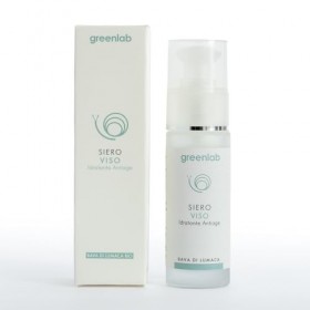 Sérum facial hydratant anti-âge GREENLAB 95% Bave descargot pure 30ml - Ralentit le vieillissement cutané, élimine les tache