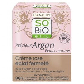 SOBIO - Crème Éclat Fermeté à lArgan pour Peaux Matures - 50Ml - LUnité