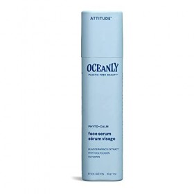 ATTIUDE Oceanly Sérum Visage en Barre, EWG Verified, Sans Plastique, Ingrédients dOrigine Naturelle, Soin pour le Visage Vég