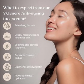 Anti vieillissement Sérum Visage Acide Hyaluronique vitamine E - Réduit Renforce Wrinkles collagène Soigne Réparation Nourrit