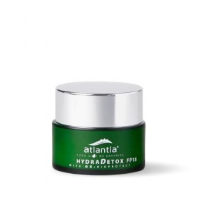 Atlantia Aloe HydraDetox FP15 Detox Day Cream, Hydrates & Repairs the Skin, Packed With Canary Aloe Vera & Avocado Oil, Reduc