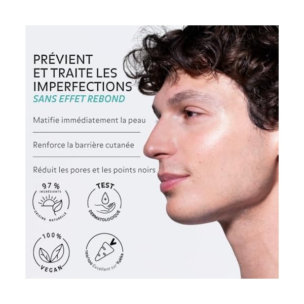 Sérum Matifiant Anti-Imperfections 30ml - Traite imperfections, excès de sébum, pores dilatés & points noirs – au Bakuchiol -