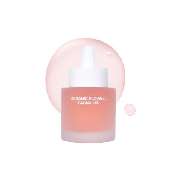 Huile de soin visage nourrissante aux fleurs bio fermentées Whamisa 26 ml