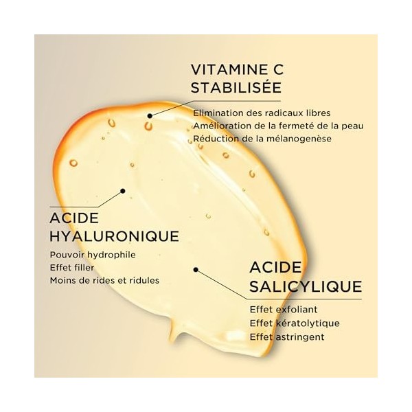 PARIDERM DERMATOLOGIE – BOOST C – Sérum antioxydant à la Vitamine C Stabilisée et à lacide hyaluronique – Soin Visage Eclair