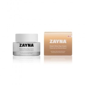 ZAYNA Desert Glow® Day Cream 50 g – Crème de jour légère à lhuile dargan, niacinamide, bakuchiol et acide hyaluronique pour