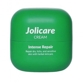 Crème réparatrice naturelle – Jolicare 15g – Menthe, Gotu Kola, Camomille – Peaux sensibles, démangeaisons, zones sèches – Sa