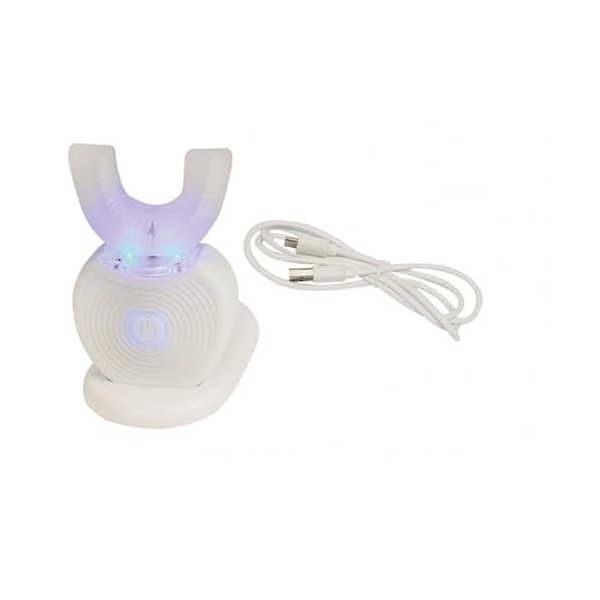 venteo - EXPRESS BRUSH - Brosse à dents automatique - Brossage sur 360° - Blanc – Adulte – Sadapte à toutes les mâchoires