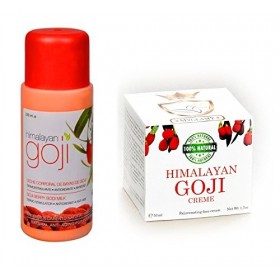 -356- Set de Luxe Himalaya Baies de Goji Crème 50 ml + 150 ml Lait pour le corps Renouvellement de la peau Crème anti-âge vis