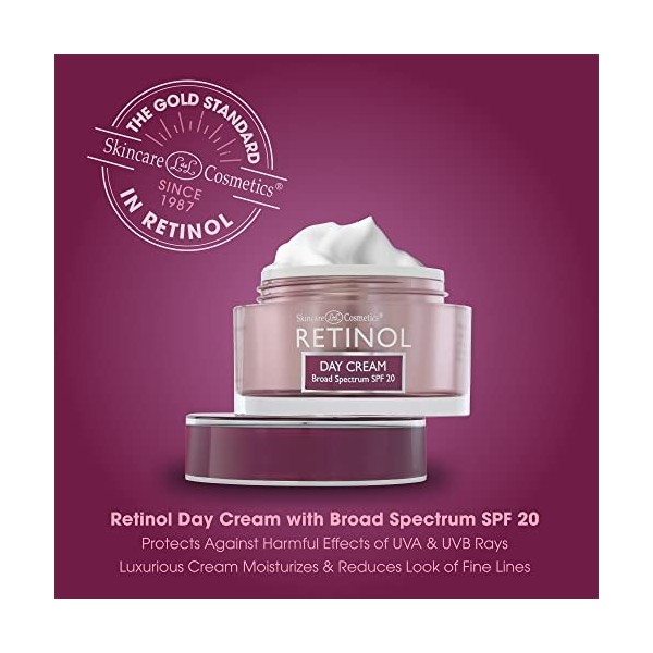 Skincare LdeL Cosmetics Retinol Day Cream, 50 ml Jar
