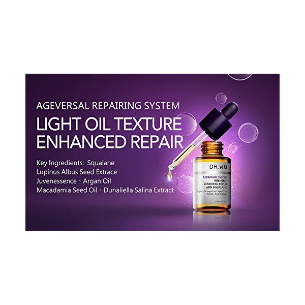 Dr. Wu Sérum réparateur intensif avec SQUALANE 30 ml