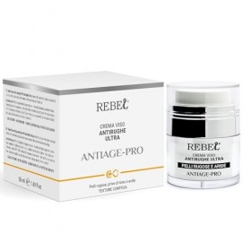 Rebel Antiage Pro – Crème visage à action anti-rides ultra-puissante | Soin anti-ride et anti-âge jour et nuit | Traitement i