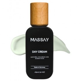 Crème visage pour homme et femme 50 ml – Crème hydratante à lacide hyaluronique, à laloe vera et aux acides aminés – Fabriq