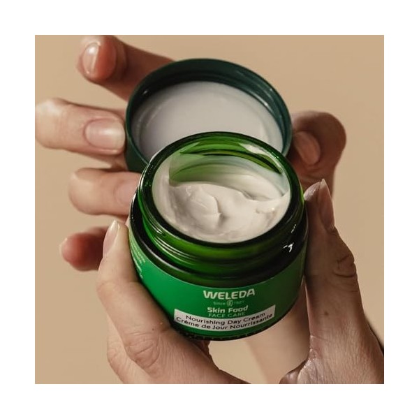 Weleda Skin Food Crème de jour nourrissante pour soins du visage 300 ml Crème hydratante riche en plantes avec extrait de feu