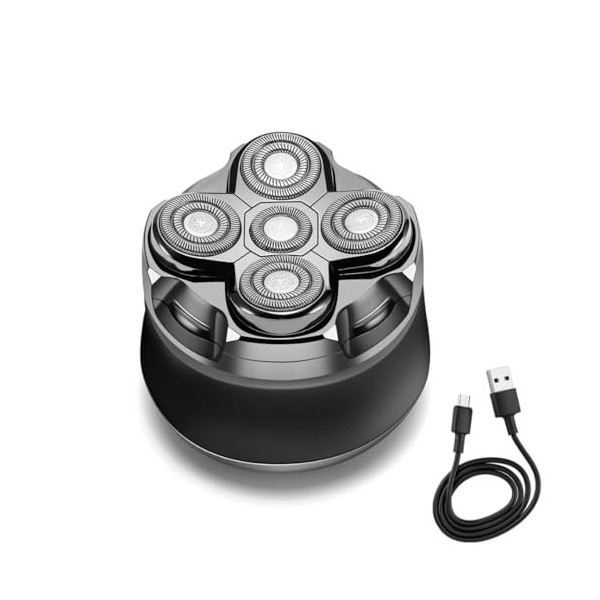 MAXILISSE HEAD SHAVER Rasoir tête homme, rechargeable, têtes flottantes et indépendantes, lames en acier inoxydable