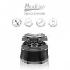 MAXILISSE HEAD SHAVER Rasoir tête homme, rechargeable, têtes flottantes et indépendantes, lames en acier inoxydable