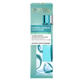 LOréal Paris - Soin Liquide Hydratant Visage - Hydratation 72H & Effet Matifiant - À lEau dAloe et à lAcide Hyaluronique Crè...