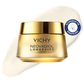 Vichy, Neovadiol, Longevity, Crème Revolumisante, Soin Visage, Action Anti-Âge et Régénératrice, Hydrate et Raffermit, Peaux ...