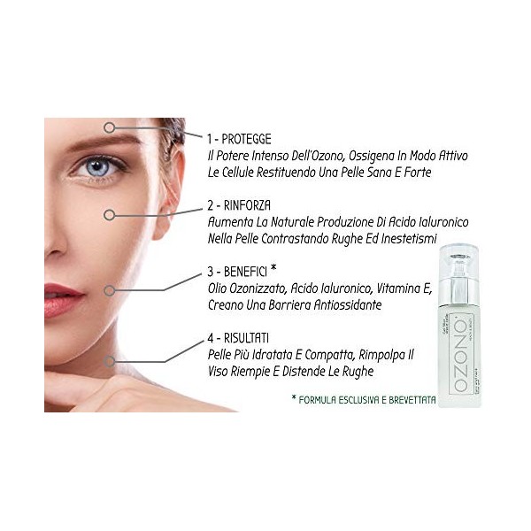 OZONO H&B - Gel Filler Sérum Comblement 3 en 1 - MADE IN ITALY 30ml 