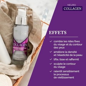 Bielenda Neuro Collagen Sérum Visage, Sérum aux Peptides de Collagène et Céramides – Anti-Âge, Anti-Rides, Jour/Nuit, 30 ml