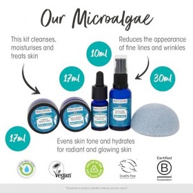Beauty Kitchen Seahorse Plankton+ Discovery Collection, Renew and Protect With 5 Skincare Products To Cleanse, Hydrate and No