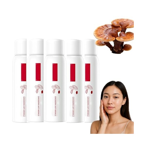 Lingzhi - Eau rajeunissante anti-rides, Ganoderma - Sérum rajeunissant, hydratant et eau - Convient à tous les types de peau ...