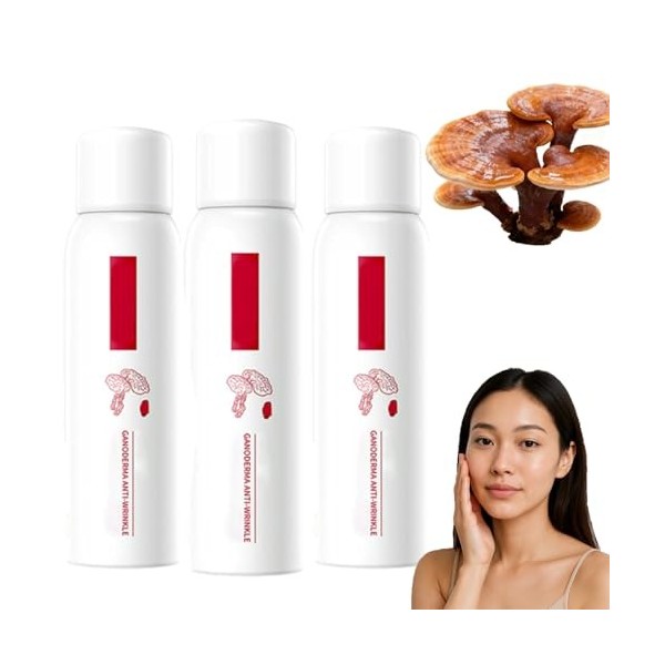 Lingzhi - Eau rajeunissante anti-rides, Ganoderma - Sérum rajeunissant, hydratant et eau - Convient à tous les types de peau ...