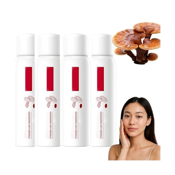 Lingzhi - Eau rajeunissante anti-rides, Ganoderma - Sérum rajeunissant, hydratant et eau - Convient à tous les types de peau ...