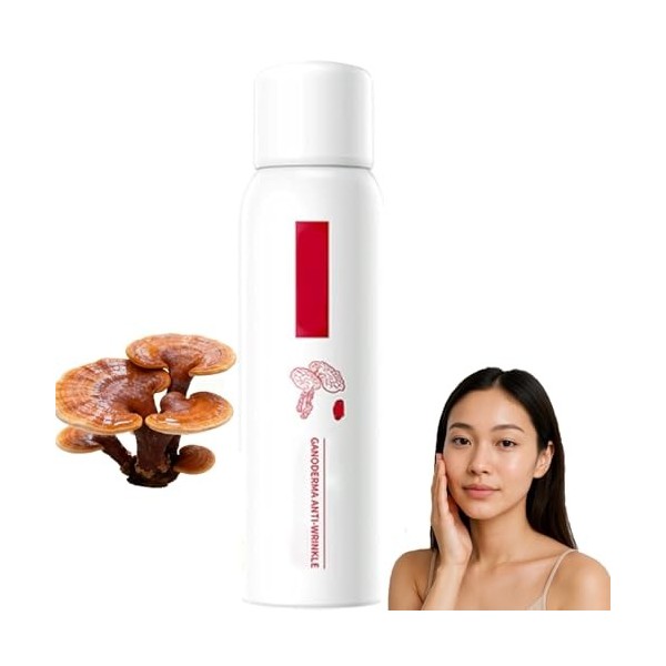 Lingzhi - Eau rajeunissante anti-rides, Ganoderma - Sérum rajeunissant, hydratant et eau - Convient à tous les types de peau ...