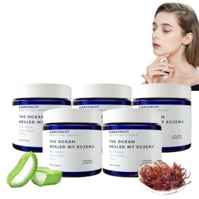 Crème apaisante naturelle, crème visage pour femme, hydratant réparateur peaux sèches et rougeurs, 118 ml Crème Jour et Nuit